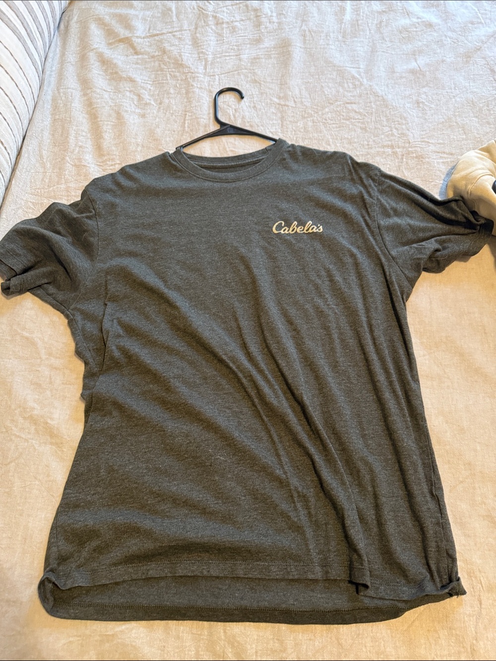Cabela's Men's Olive green Crew Neck Short Sleeve T-Shirt